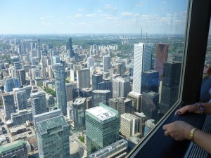 A view of Toronto from  the CN Tower