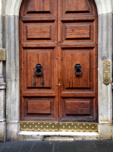A door in central Rome